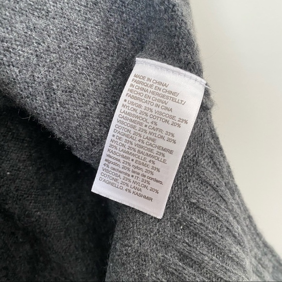 Daily Ritual Grey Turtleneck Sweater Vest - Picture 5 of 7